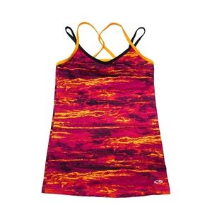 C9 Champion Magenta/Orange Tank with Built-In Bra